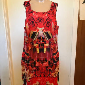 Single Dress Women's Plus SZ Sleeveless Sheath